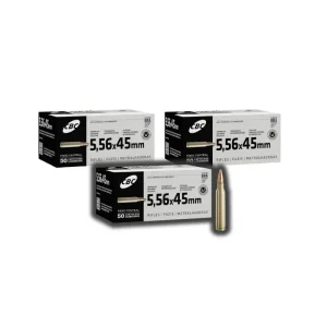 Munição CBC 5.56×45 Comum M193 55GR – CX 150un – 3 Caixas