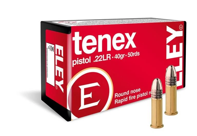 Munição Eley .22 LR Tenex Pistol 40gr – 50rds - Image 2
