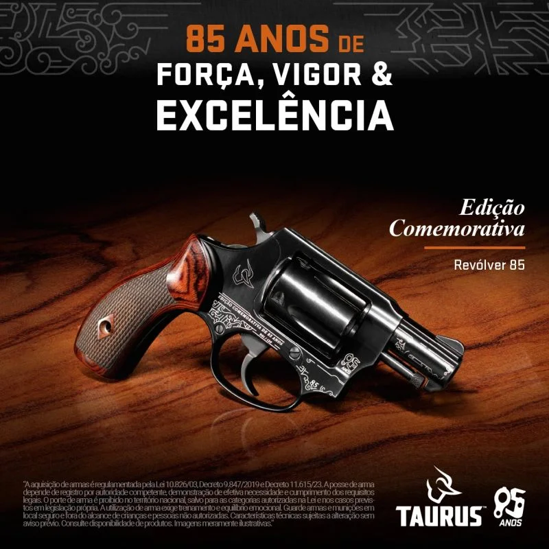 Revólver Taurus RT 85 Calibre .38 SPL – Edição 85 Anos Limitada - Image 2